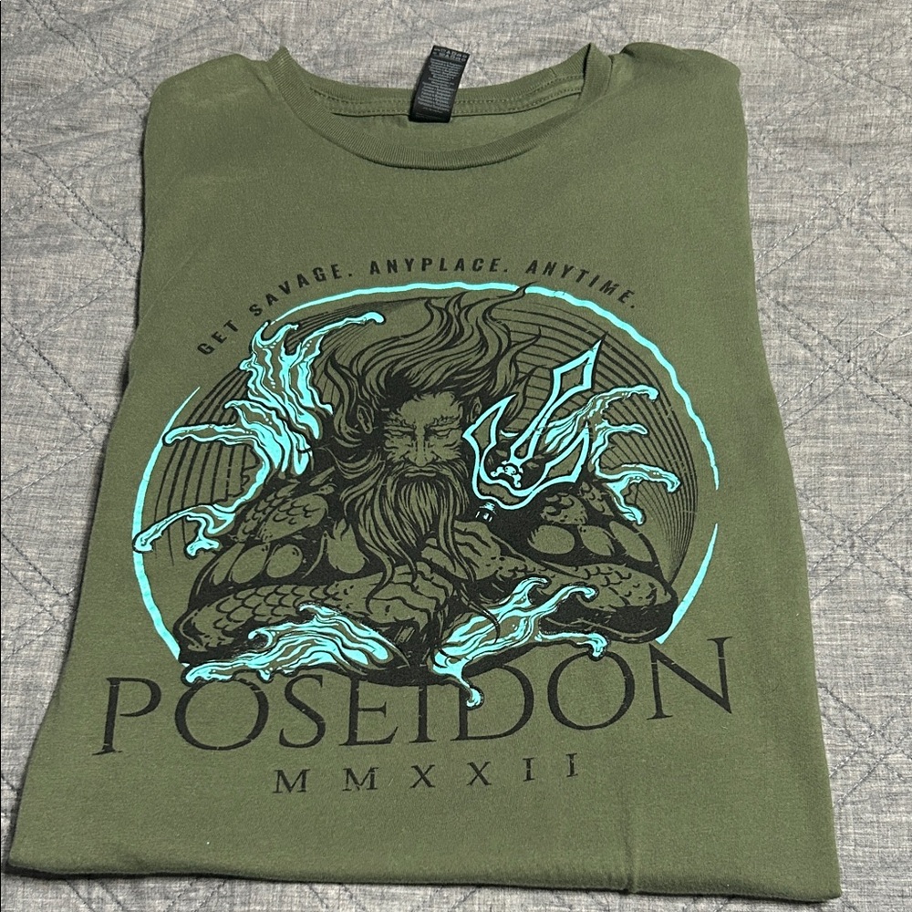 Savage Race Poseidon Graphic Tee. Men’s Large